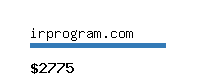 irprogram.com Website value calculator