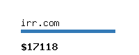 irr.com Website value calculator