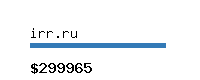 irr.ru Website value calculator