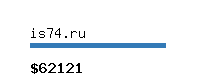 is74.ru Website value calculator