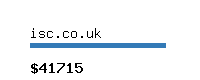 isc.co.uk Website value calculator