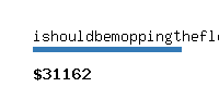 ishouldbemoppingthefloor.com Website value calculator