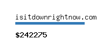 isitdownrightnow.com Website value calculator