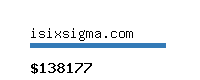 isixsigma.com Website value calculator