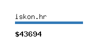 iskon.hr Website value calculator