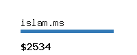 islam.ms Website value calculator