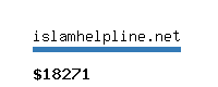 islamhelpline.net Website value calculator