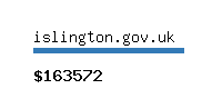 islington.gov.uk Website value calculator