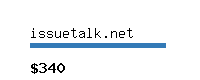 issuetalk.net Website value calculator