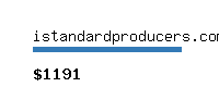 istandardproducers.com Website value calculator