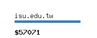 isu.edu.tw Website value calculator