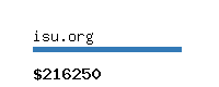 isu.org Website value calculator