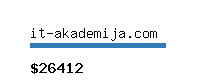 it-akademija.com Website value calculator