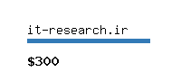 it-research.ir Website value calculator