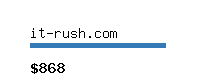 it-rush.com Website value calculator