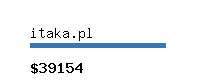 itaka.pl Website value calculator