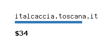 italcaccia.toscana.it Website value calculator