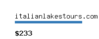 italianlakestours.com Website value calculator