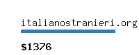 italianostranieri.org Website value calculator