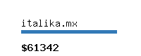 italika.mx Website value calculator