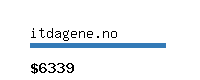 itdagene.no Website value calculator