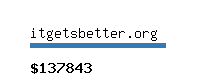 itgetsbetter.org Website value calculator