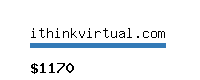 ithinkvirtual.com Website value calculator