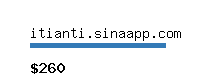 itianti.sinaapp.com Website value calculator