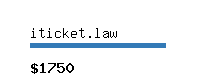 iticket.law Website value calculator