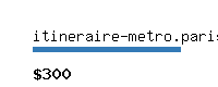 itineraire-metro.paris Website value calculator