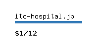 ito-hospital.jp Website value calculator