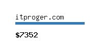 itproger.com Website value calculator