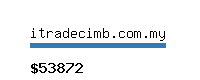 itradecimb.com.my Website value calculator