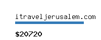 itraveljerusalem.com Website value calculator