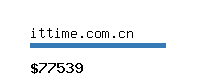 ittime.com.cn Website value calculator