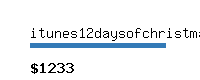 itunes12daysofchristmas.co.uk Website value calculator