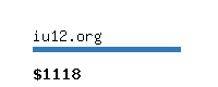 iu12.org Website value calculator