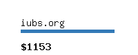 iubs.org Website value calculator