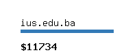 ius.edu.ba Website value calculator