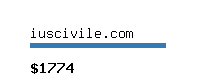 iuscivile.com Website value calculator