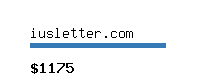 iusletter.com Website value calculator