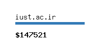 iust.ac.ir Website value calculator