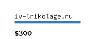 iv-trikotage.ru Website value calculator