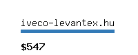 iveco-levantex.hu Website value calculator