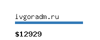 ivgoradm.ru Website value calculator