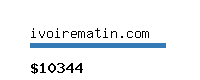 ivoirematin.com Website value calculator