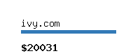 ivy.com Website value calculator