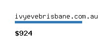 ivyevebrisbane.com.au Website value calculator