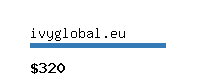 ivyglobal.eu Website value calculator