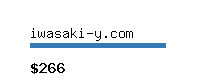 iwasaki-y.com Website value calculator